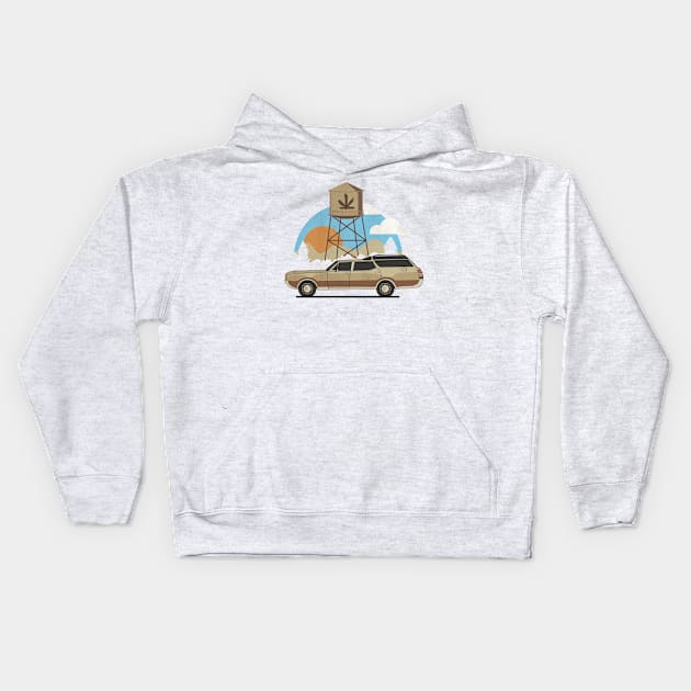 Vista Tower Kids Hoodie by mycool